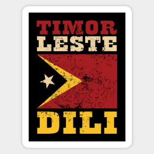 Flag of Timor Leste Sticker